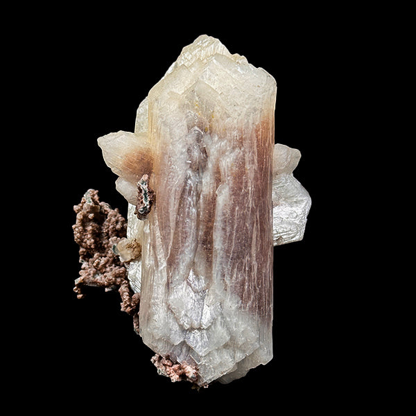 Hematite Phantom Stilbite With Chalcedony Natural Mineral Specimen G #0572