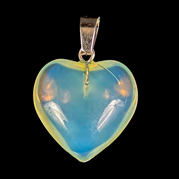 Opalite Heart-Shaped Pendent | Natural Crystal Pendant 