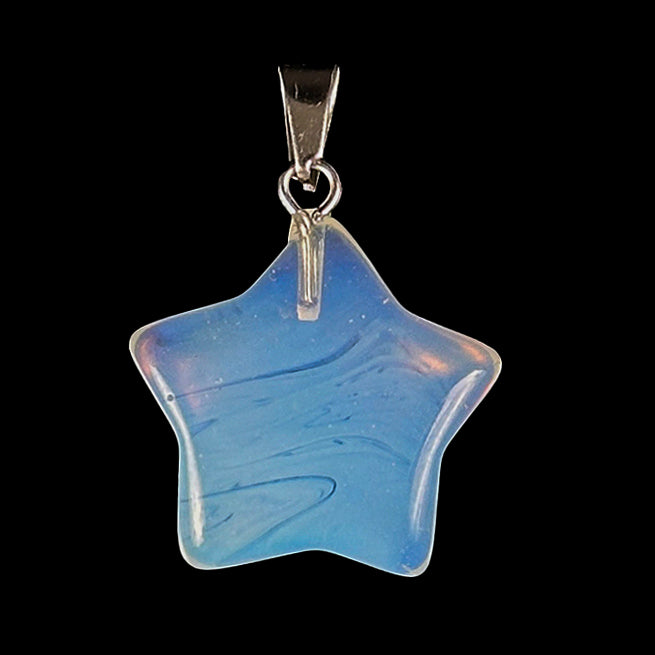 Opalite Star Pendant | Genuine Crystal Pendent.