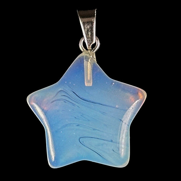 Opalite Star Pendant | Genuine Crystal Pendent.
