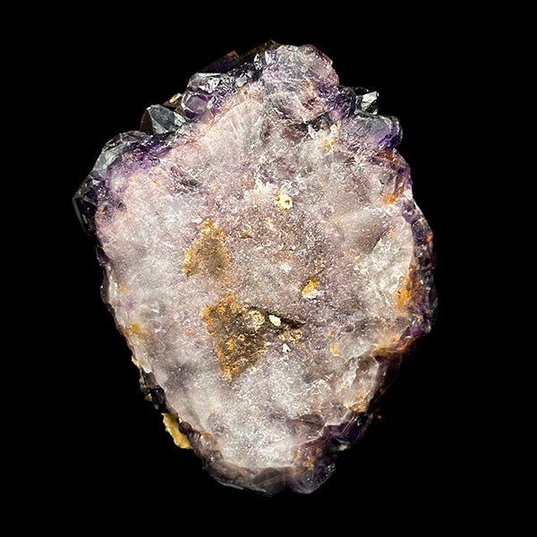 Goethite On Alien Amethyst Natural Mineral Specimen G #0576