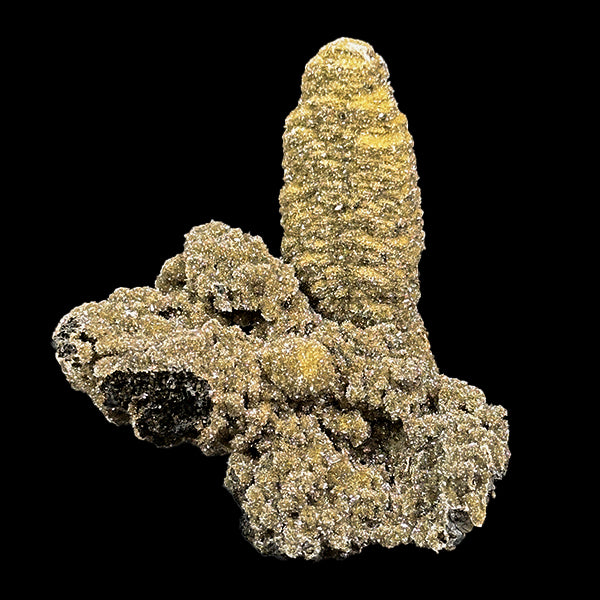 Heulandite With Coated Calcite Natural Mineral Specimen. G #0580