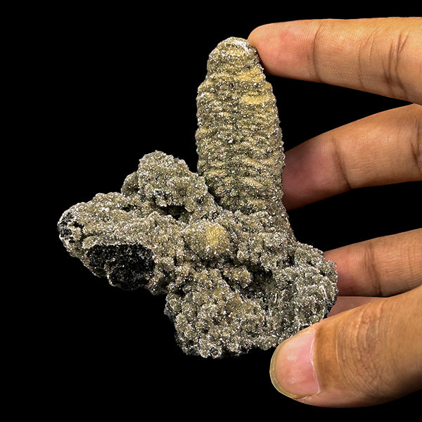 Heulandite With Coated Calcite Natural Mineral Specimen. G #0580