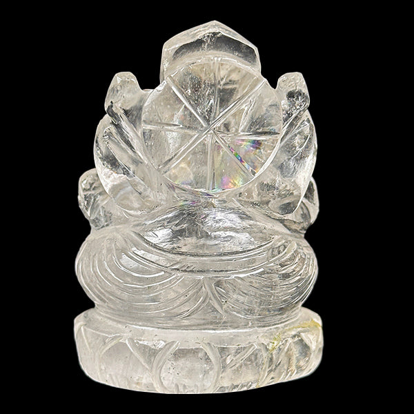 Quartz Lord Ganesha Idol. G #0603