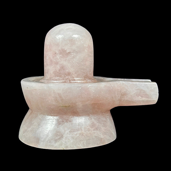Rose Quartz Shivling Natural Mineral Specimen. G #0582