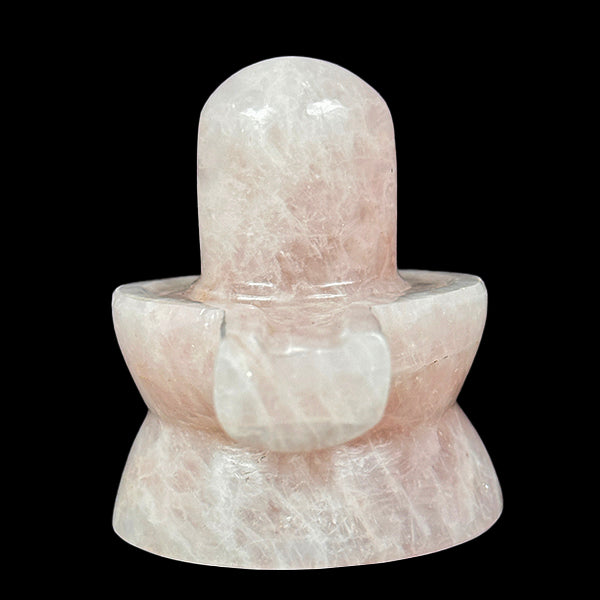 Rose Quartz Shivling Natural Mineral Specimen. G #0582