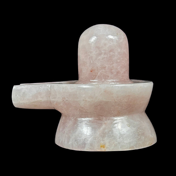 Rose Quartz Shivling Natural Mineral Specimen. G #0582