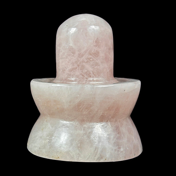Rose Quartz Shivling Natural Mineral Specimen. G #0582