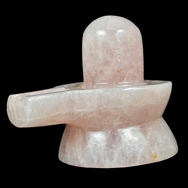 Rose Quartz Shivling Natural Mineral Specimen. G #0582
