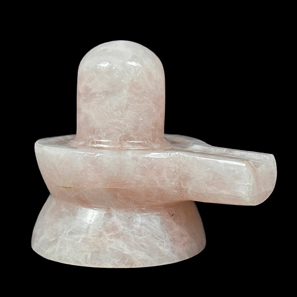 Rose Quartz Shivling Natural Mineral Specimen. G #0582