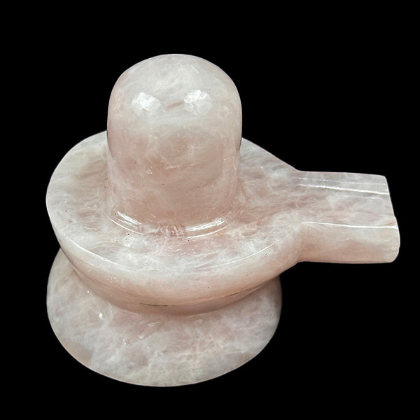 Rose Quartz Shivling Natural Mineral Specimen. G #0582