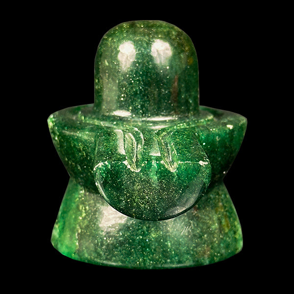 Green Aventurine Shivling Natural Mineral Specimen. G #0594