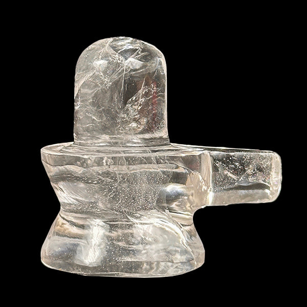 Clear Quartz Shivling Natural Mineral Specimen. G #0600