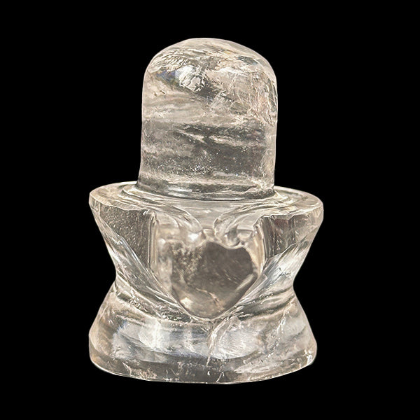 Clear Quartz Shivling Natural Mineral Specimen. G #0600