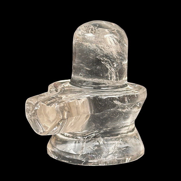 Clear Quartz Shivling Natural Mineral Specimen. G #0600