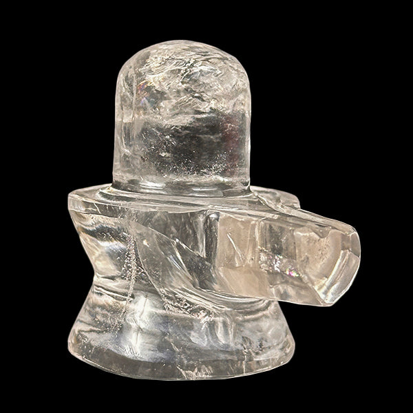 Clear Quartz Shivling Natural Mineral Specimen. G #0600