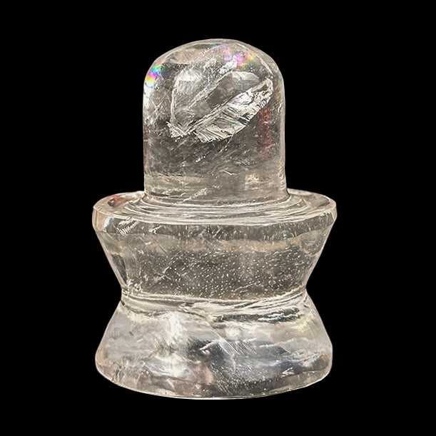 Clear Quartz Shivling Natural Mineral Specimen. G #0600