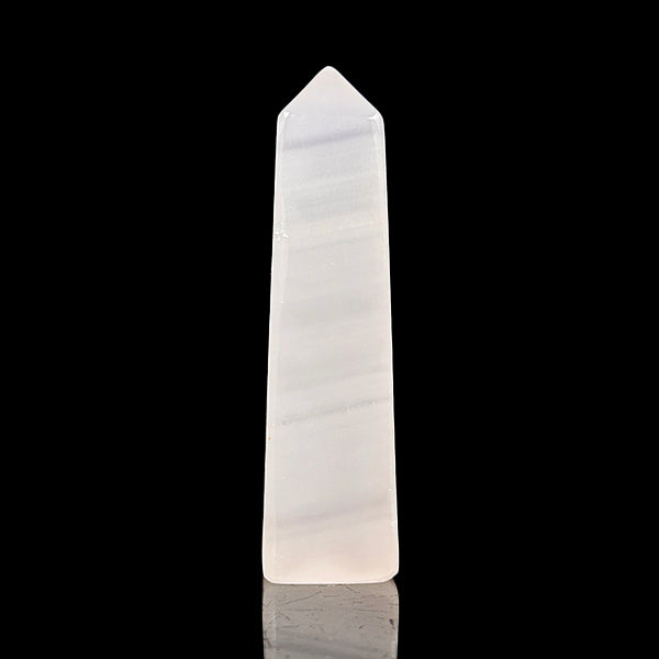 Polished Calcite Tower (UV Reactive) Natural Mineral Specimen G #0592