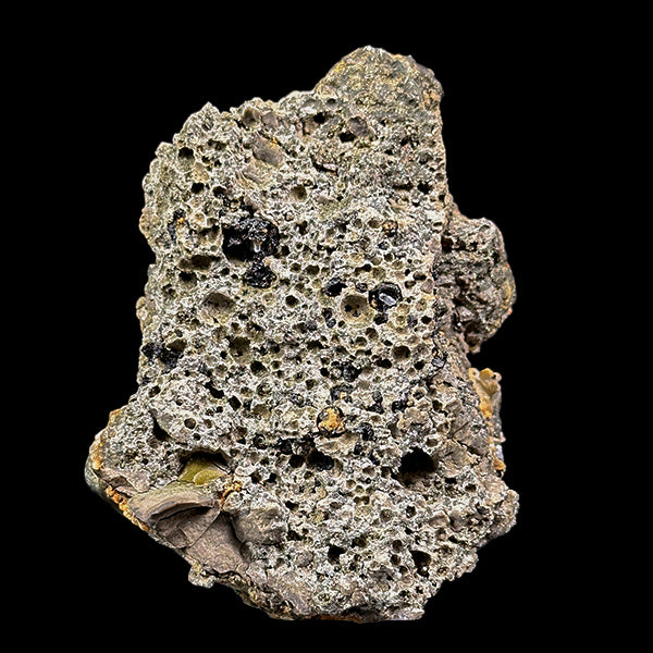 Irrediscent Pyrite With Calcite & Babingtonite Natural Mineral Specimen. G #0599