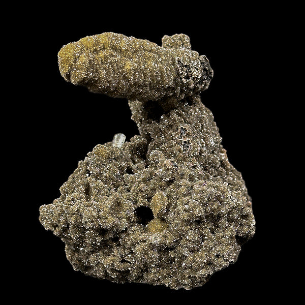 Heulandite With Coated Calcite Natural Mineral Specimen. G #0596