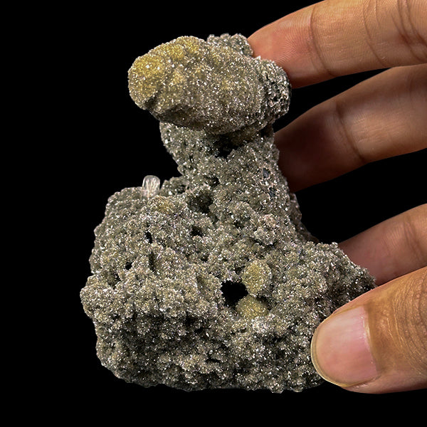 Heulandite With Coated Calcite Natural Mineral Specimen. G #0596
