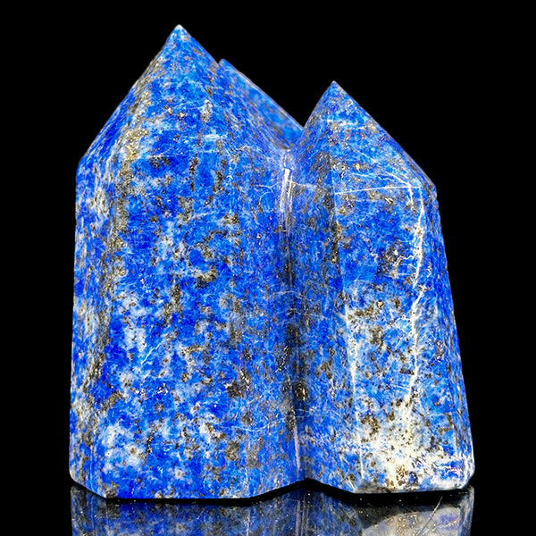 Lapis Lazuli Triple Point Tower (Polished) Natural Mineral Specimen G #0606