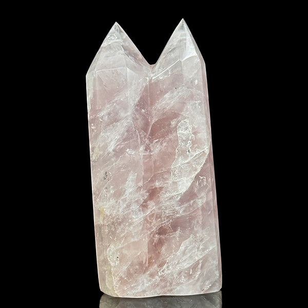 Rose Quartz Tower (Polished) Natural Mineral Specimen G #0602