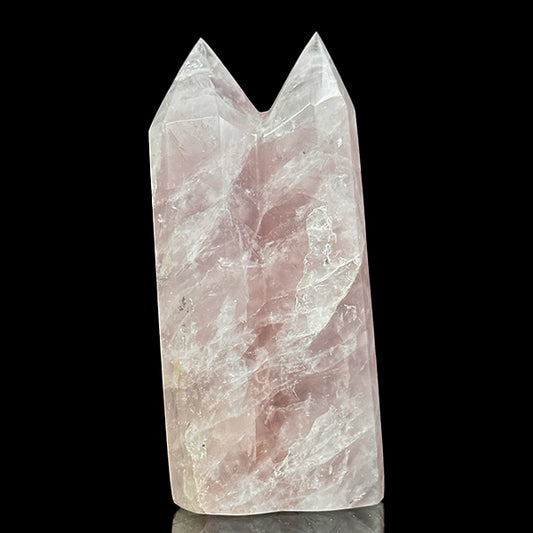 Rose Quartz Tower (Polished) Natural Mineral Specimen G #0602