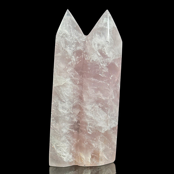 Rose Quartz Tower (Polished) Natural Mineral Specimen G #0602