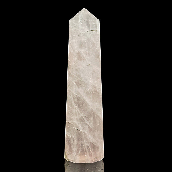Rose Quartz Tower (Polished) Natural Mineral Specimen G #0613