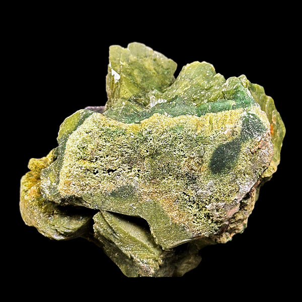 Marshy Green Heulandite Natural Mineral Specimen G #0610