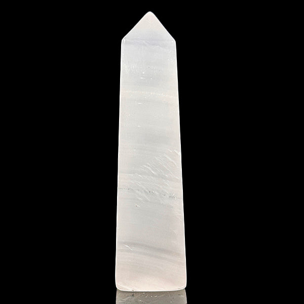 Polished Calcite Tower (UV Reactive) Natural Mineral Specimen G #0608