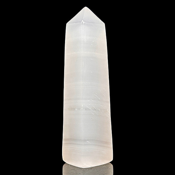 Polished Calcite Tower (UV Reactive) Natural Mineral Specimen G #0608