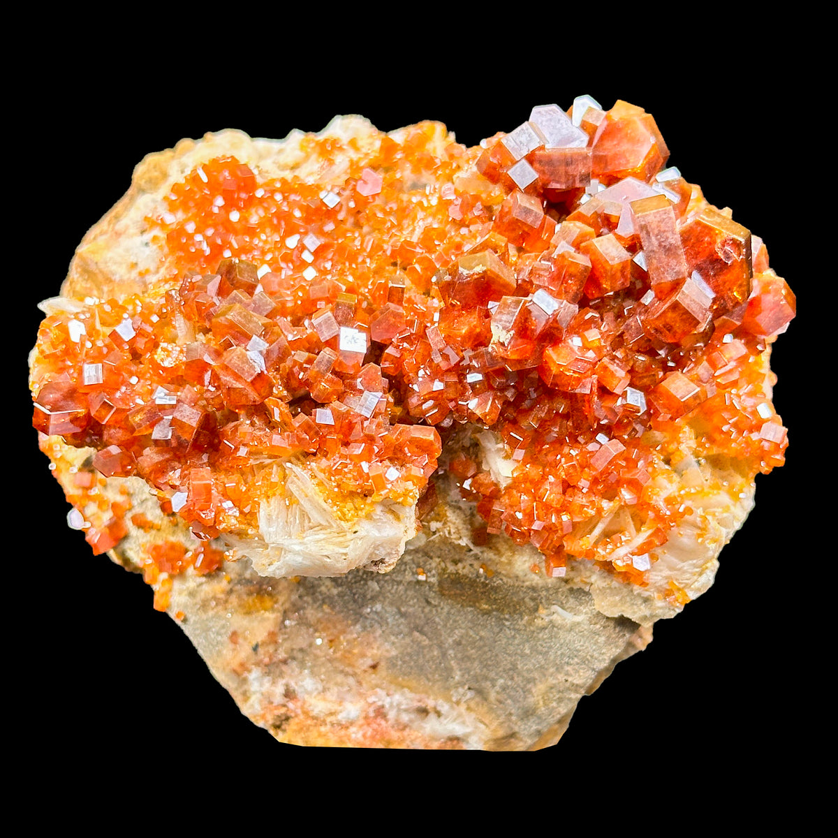 Vanadinite Cluster Natural Mineral Specimen. G #0617