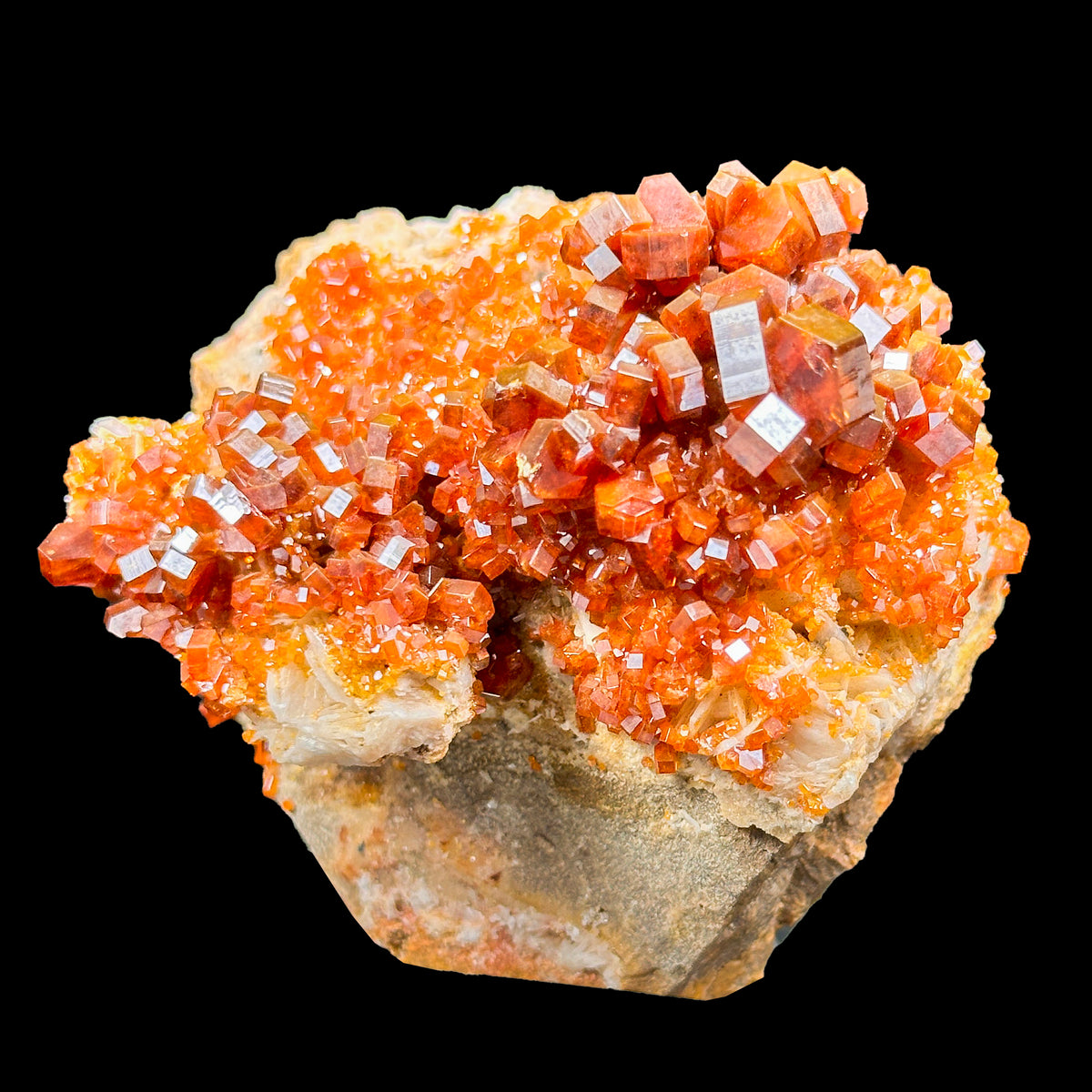 Vanadinite Cluster Natural Mineral Specimen. G #0617