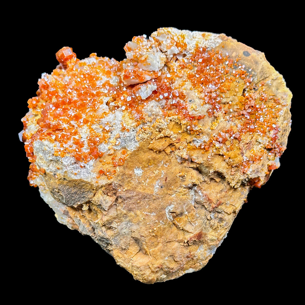 Vanadinite Cluster Natural Mineral Specimen. G #0617