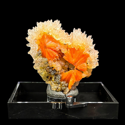 Sunflower Scolecite With Chalcedony Natural Minaral Specimen G #0615
