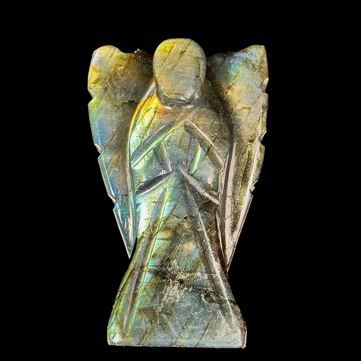 Labradorite Crystal Guardian Angel Idol 