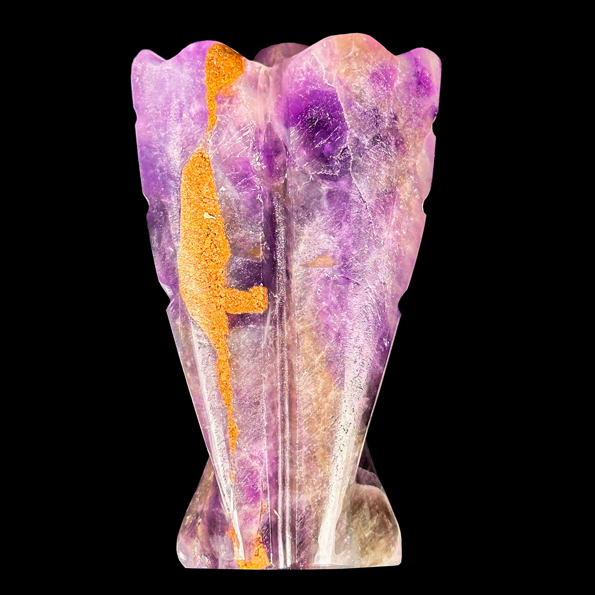 Amethyst Crystal Guardian Angel Idol