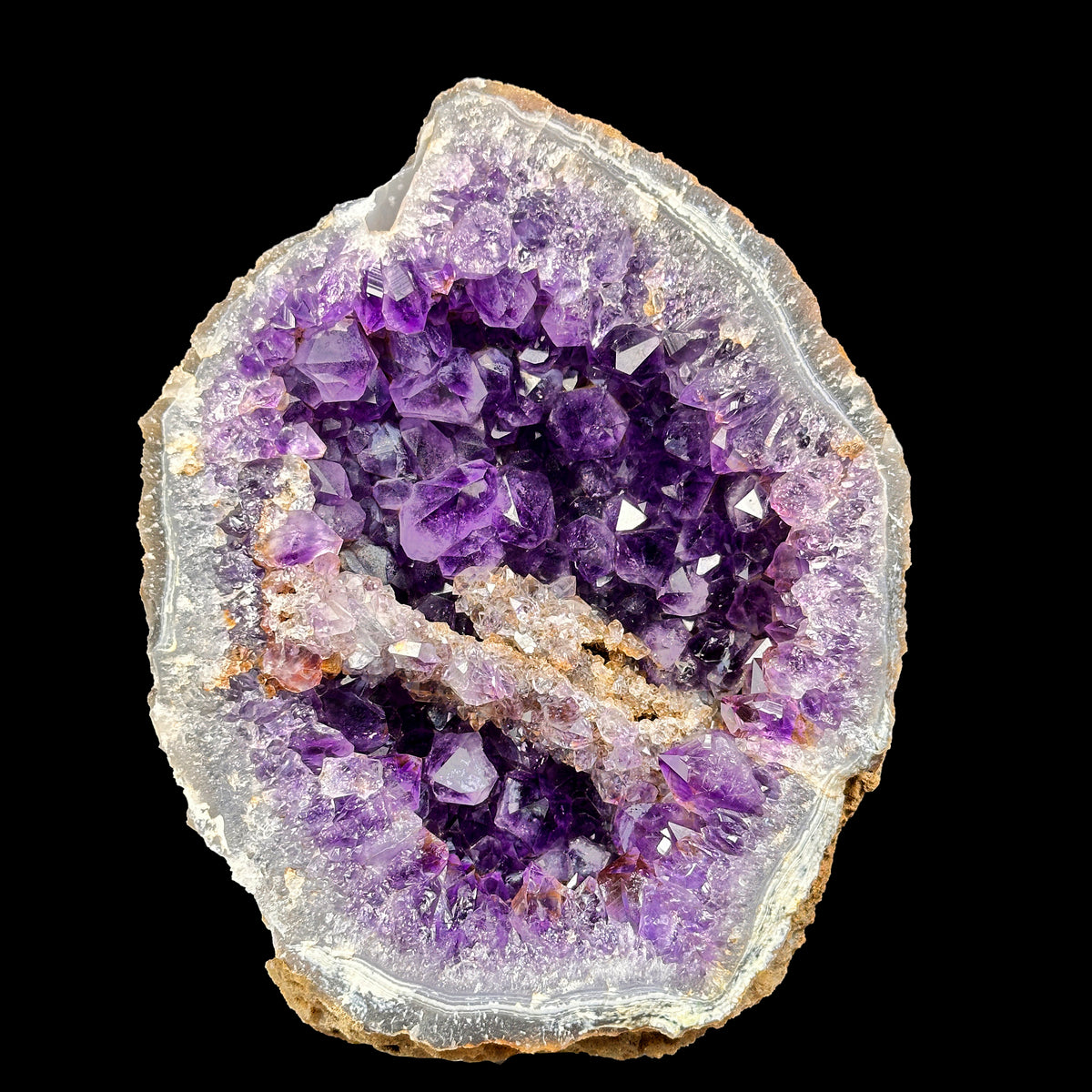 Dark Purple Amethyst Natural Mineral Specimen. G #0628