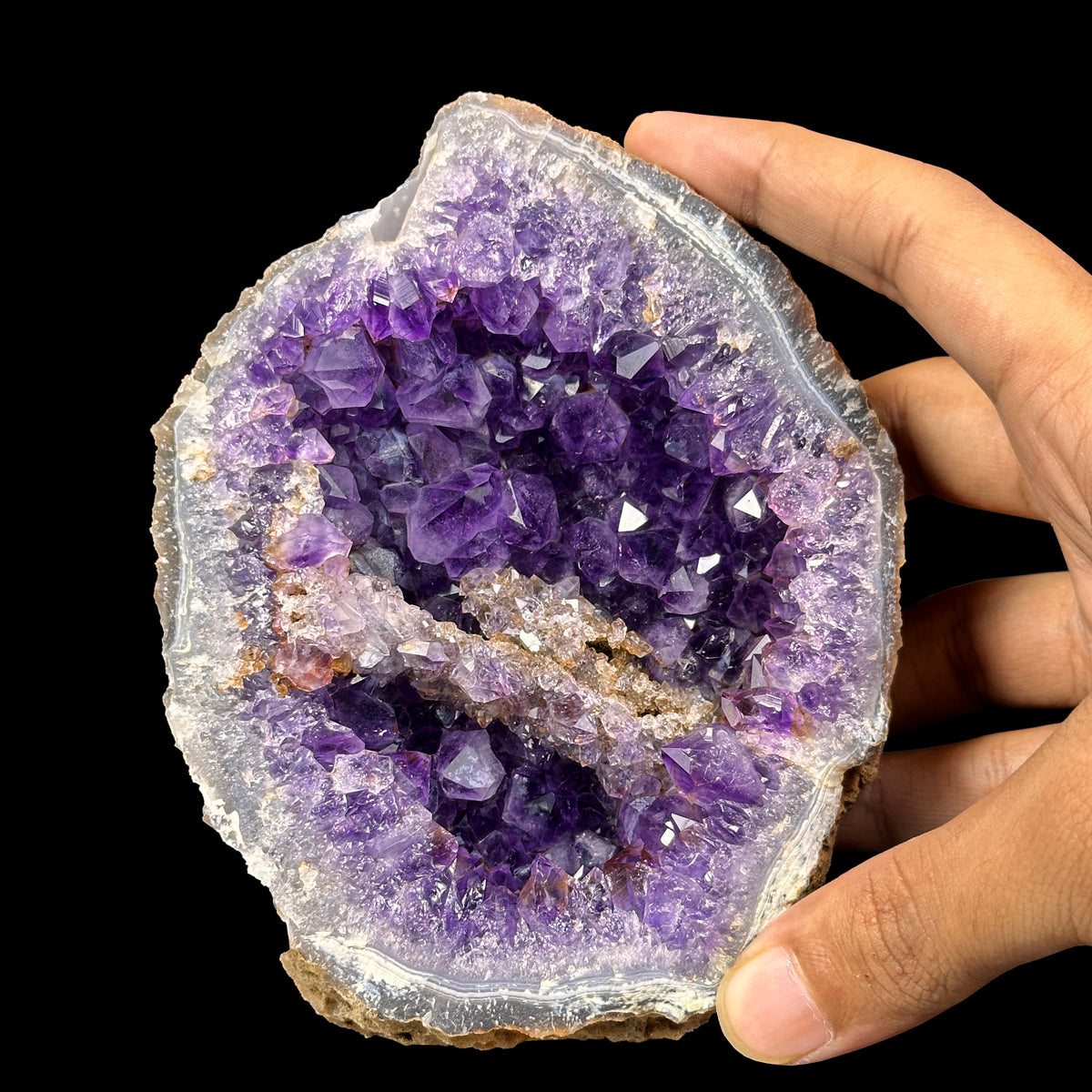 Dark Purple Amethyst Natural Mineral Specimen. G #0628