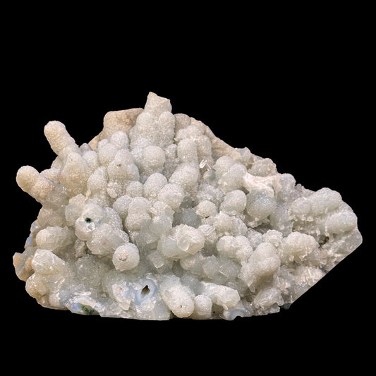 Sparkling Chalcedony With Stilbite Natural Mineral Specimen. G #0627
