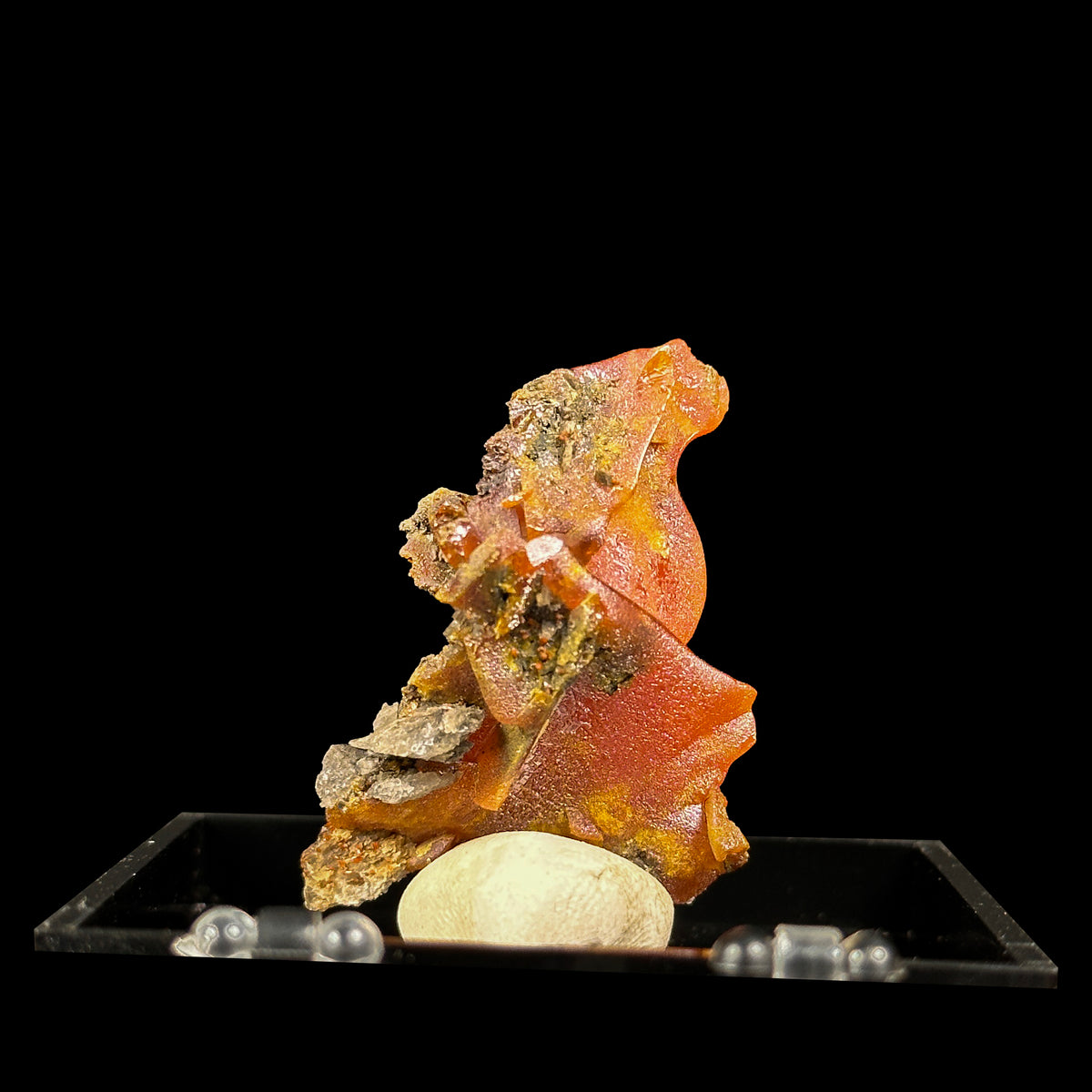 Rare Red Wulfenite Natural Mineral Specimen. G #0626