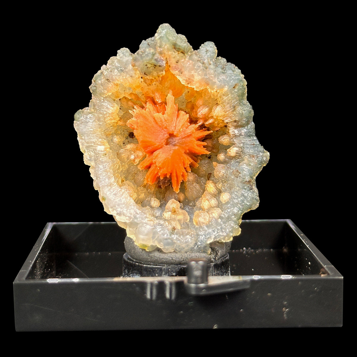 Sunflower Scolecite With Chalcedony Natural Minaral Specimen G #0635
