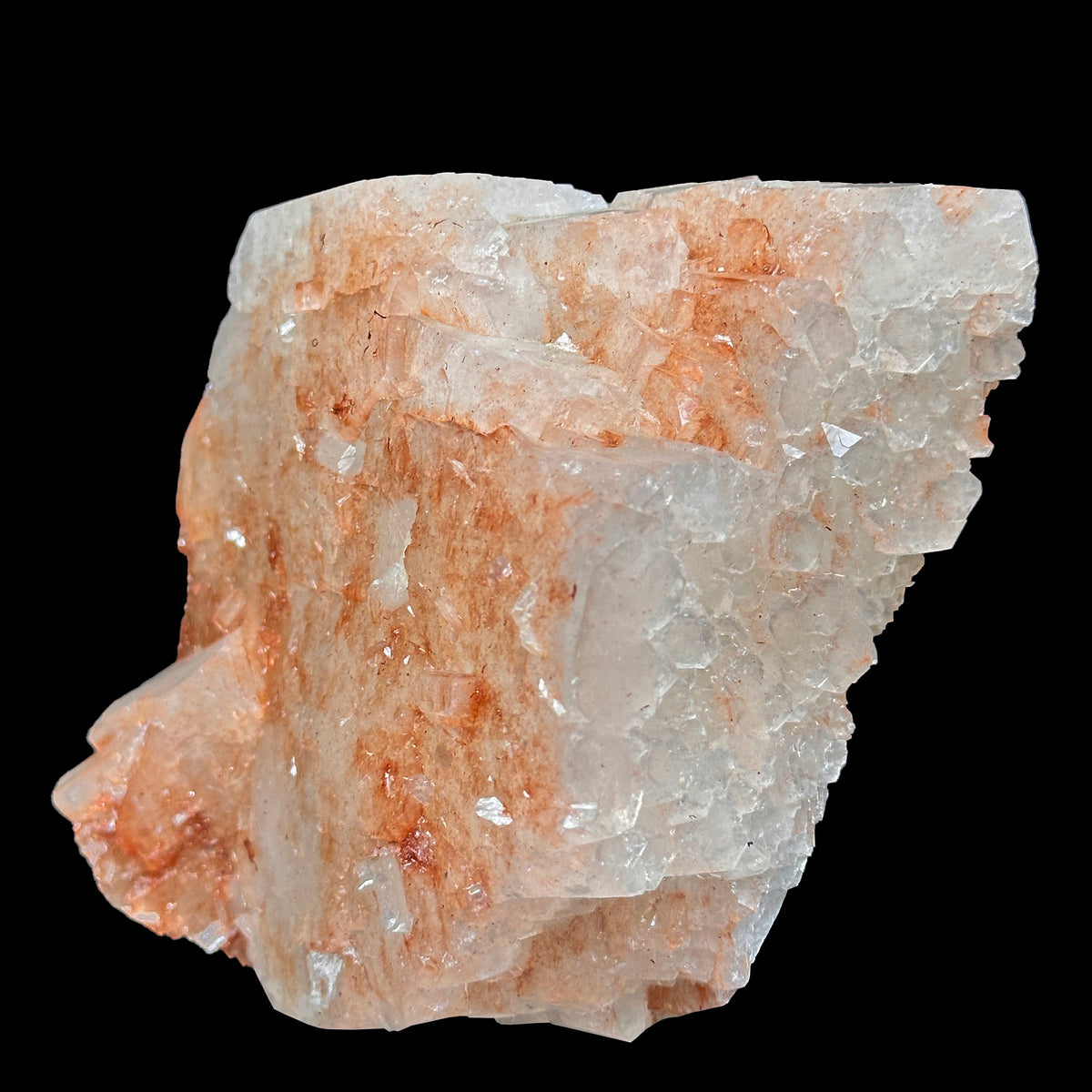 Red Apophyllite With Iron Coating Natural Minaral Specimen G #0638