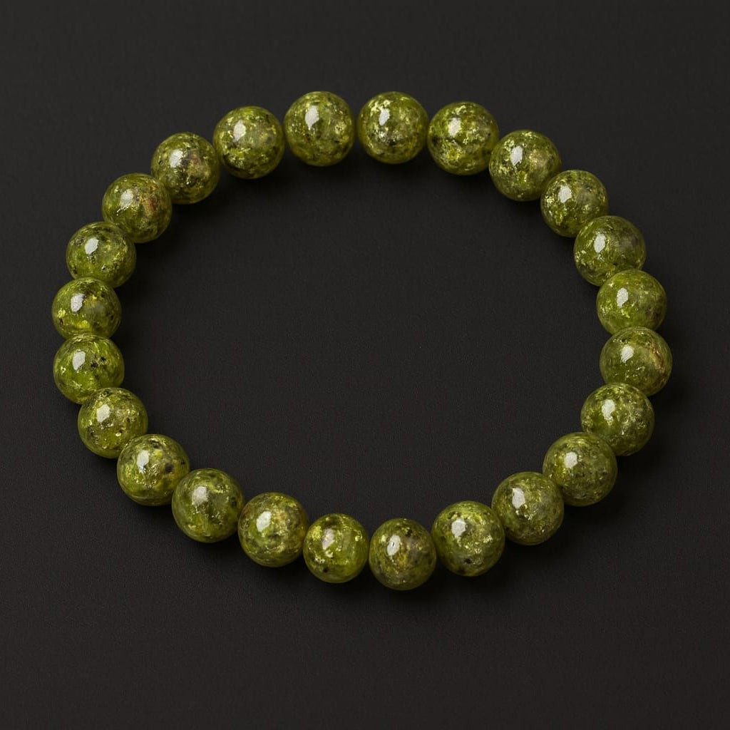 Natural Peridot Bracelet 8 MM