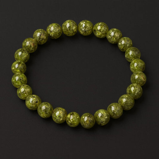 Natural Peridot Bracelet 8 MM