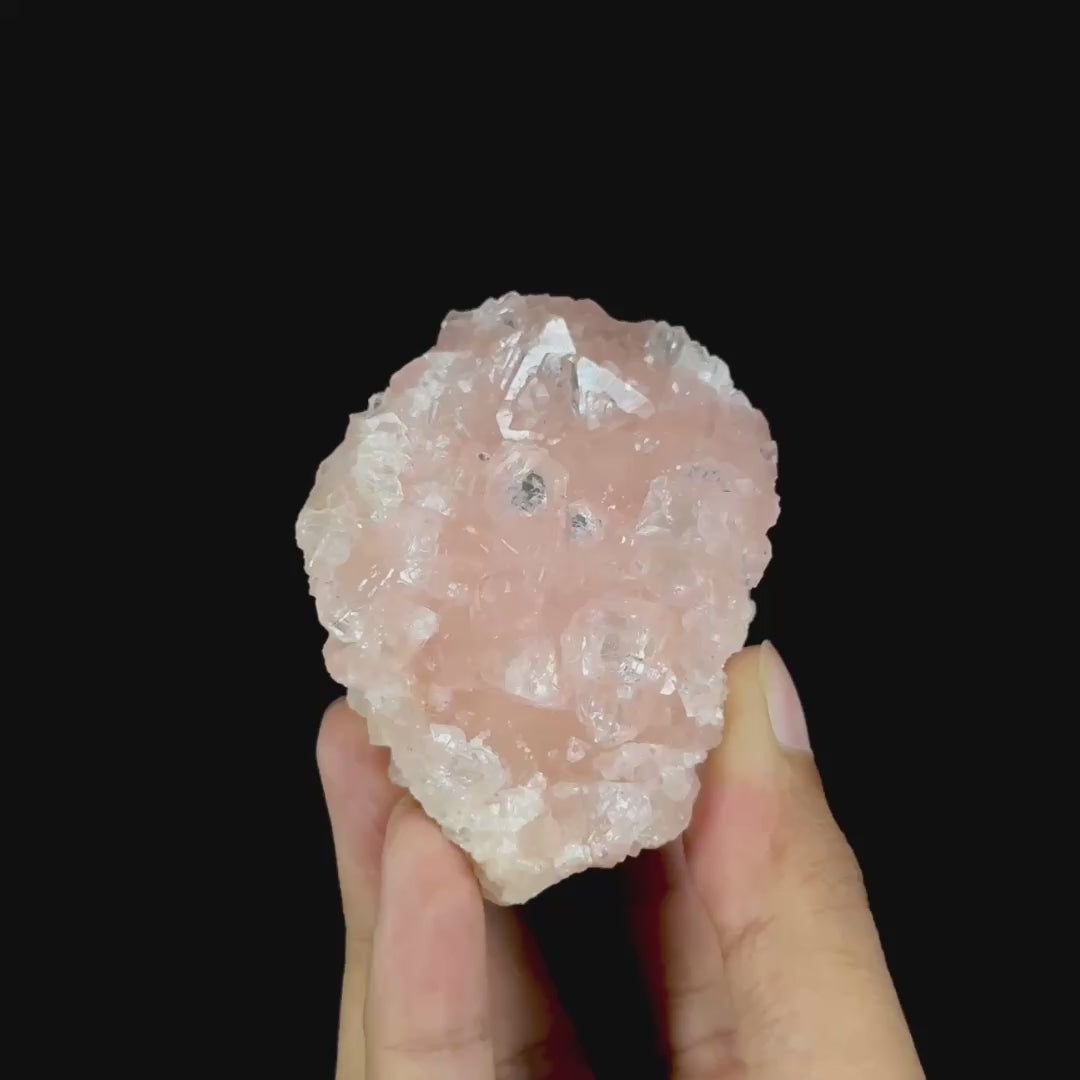 Pink Apophyllite Natural Mineral Specimen G #0589