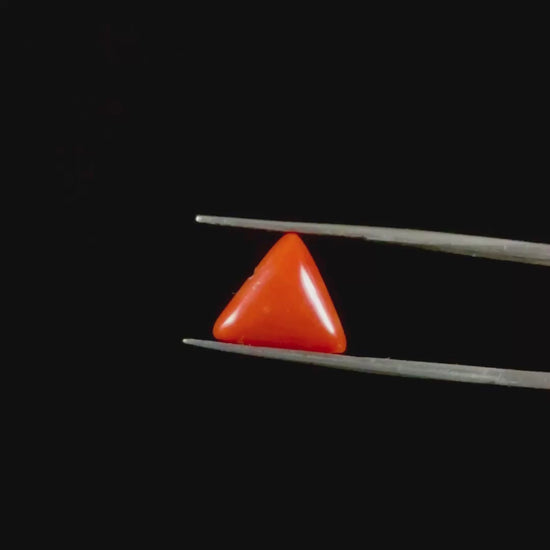 Natural Coral (Munga) Cut Stone 3.53 CT G #0516