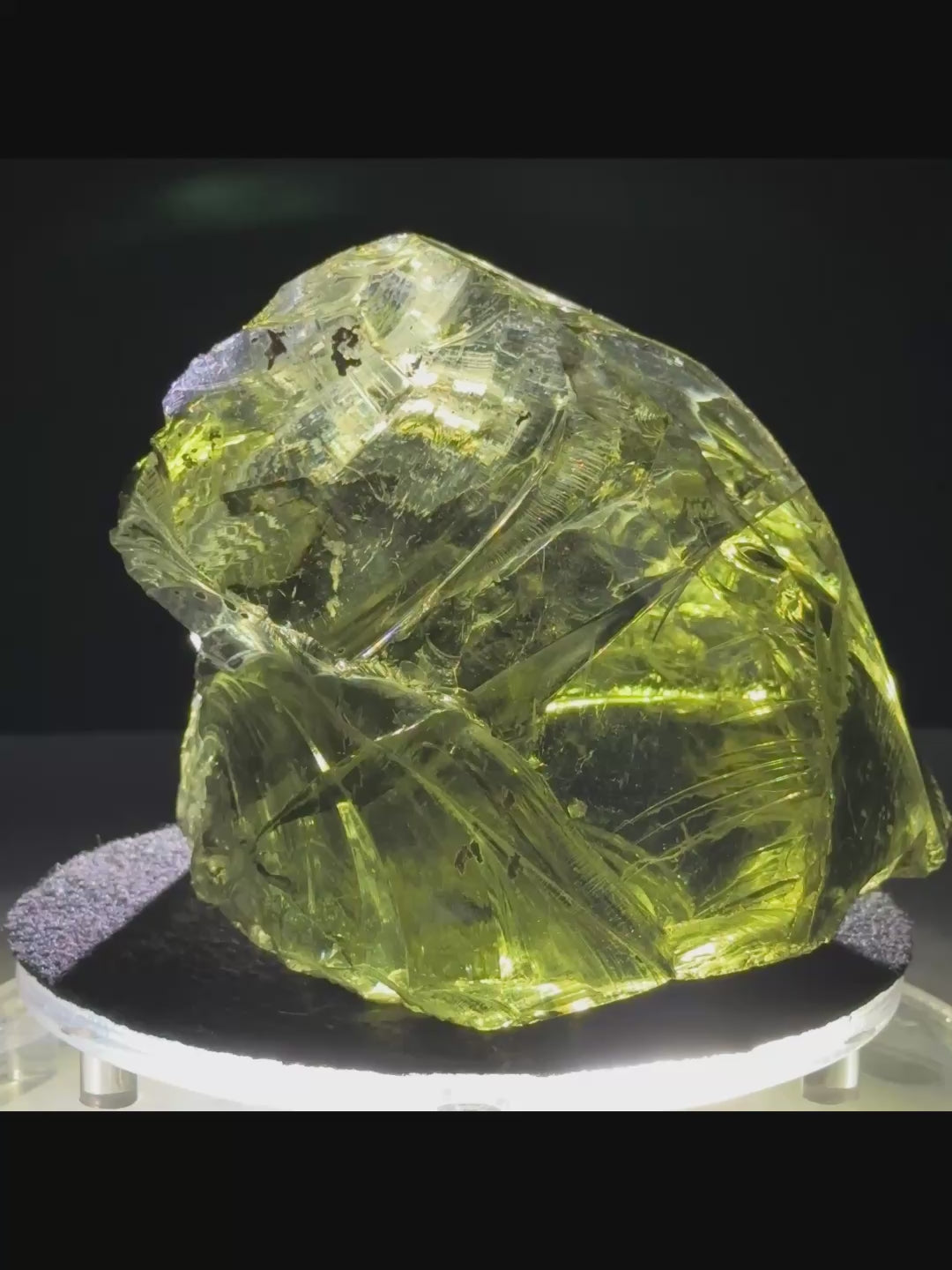 Rare Big Size Green Obsidian — a stunning natural volcanic glass with crystal-clear Formation. Specimen from Nashik, Maharashtra. G #0446